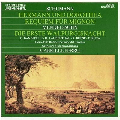 Cover for Robert Schumann  · Hermann Und Dorothea Op 136 (1851) (Ouv) (CD)