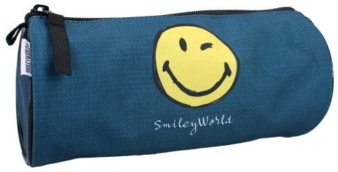 Cover for Smileyworld: Vadobag · Take The Time To Smile Navy (Pencil Case / Portamatite) (MERCH)