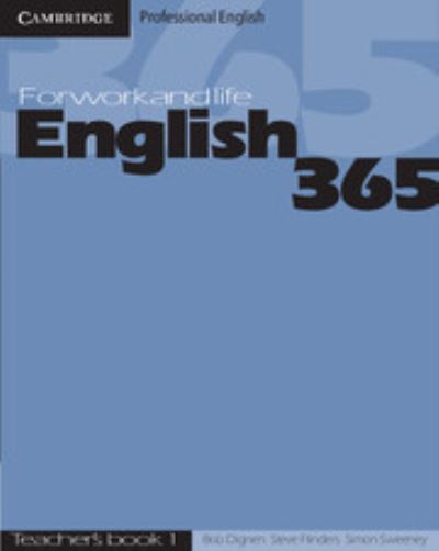 Cover for Bob Dignen · English365 1 Teacher's Guide: For Work and Life - English 365 (Paperback Book) [Teacher’s edition] (2004)