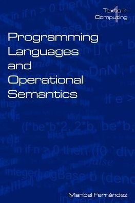 Cover for M Fernandez · Programming Languages and Operational Semantics: an Introduction (Pocketbok) (2004)