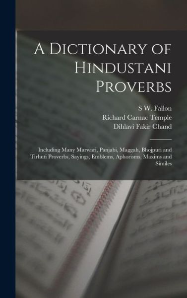 Cover for S. W. Fallon · Dictionary of Hindustani Proverbs (Bog) (2022)