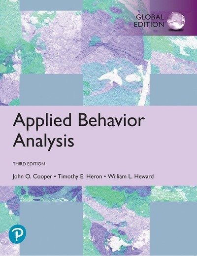 Cover for John Cooper · Applied Behavior Analysis, Global Edition (Taschenbuch) (2020)