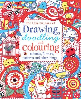 Drawing, Doodling & Colouring Animals, Flowers, Patterns and other things - Drawing, Doodling and Colouring - Lucy Bowman - Kirjat - Usborne Publishing Ltd - 9781409586630 - maanantai 1. joulukuuta 2014