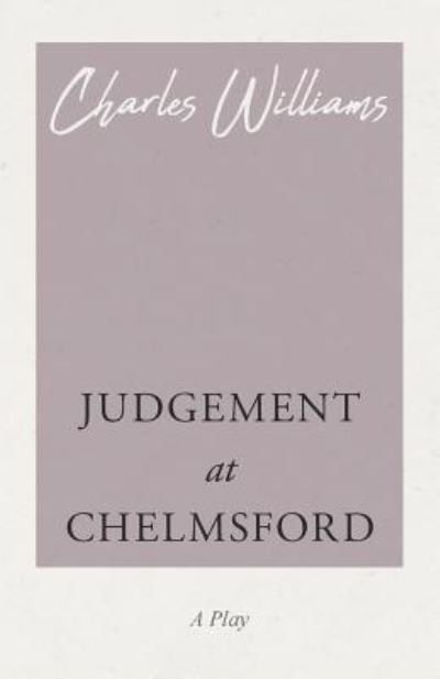 Cover for Charles Williams · Judgement at Chelmsford (Paperback Book) (2022)