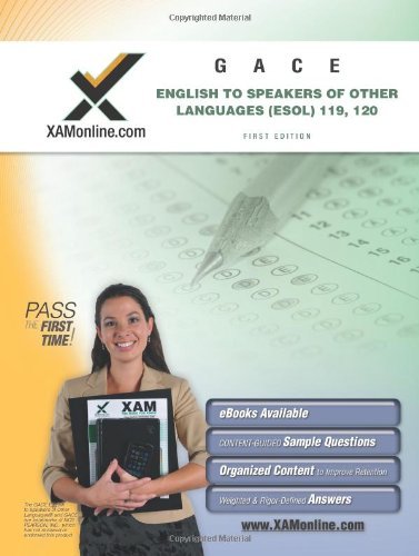 Cover for Linda Price · Gace English to Speakers of Other Languages (Esol) 119, 120 Teacher Certification Test Prep Study Guide (Xam Gace) (Paperback Book) [First Edition, New edition] (2010)