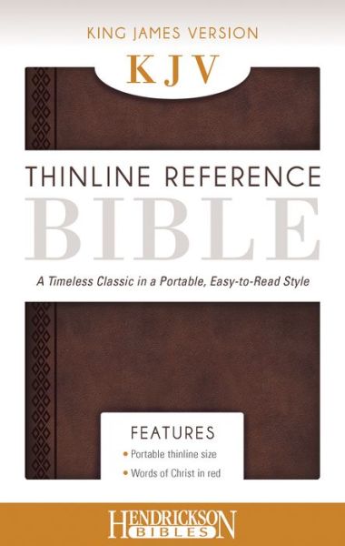 Cover for Hendrickson Bibles · Thinline Reference Bible-kjv (Cloth Book) [Chestnut] (2014)