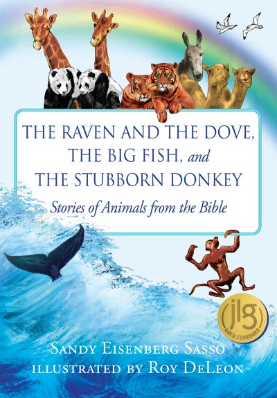 Cover for Sandy Eisenberg Sasso · The Raven and the Dove, The Big Fish, and The Stubborn Donkey (Paperback Book) (2021)