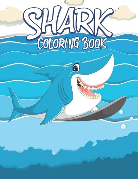 Cover for Platinum Press · Shark Coloring Book (Paperback Book) (2019)