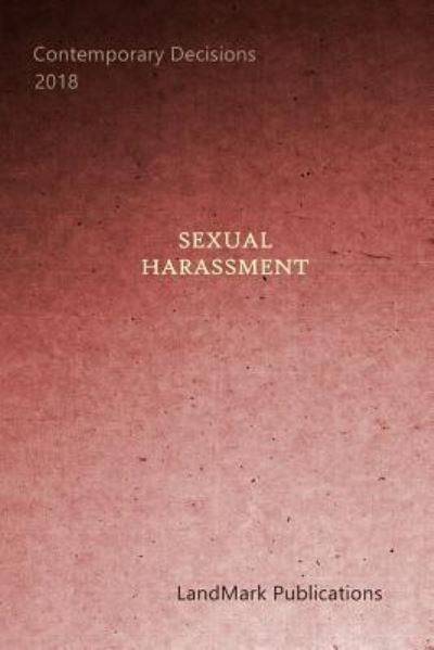 Cover for Landmark Publications · Sexual Harassment (Paperback Book) (2018)