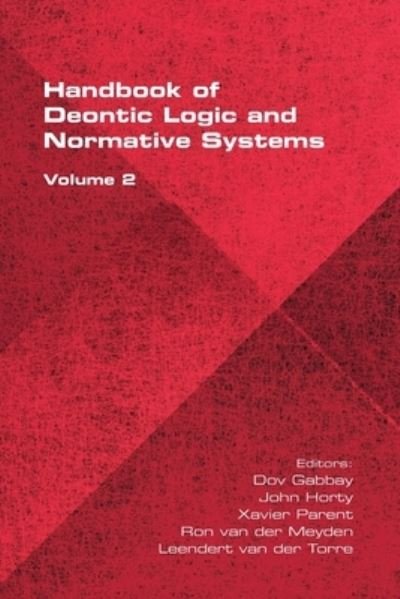 Cover for Dov Gabbay · The Handbook of Deontic Logic and Normative Systems, Volume 2 (Taschenbuch) (2021)