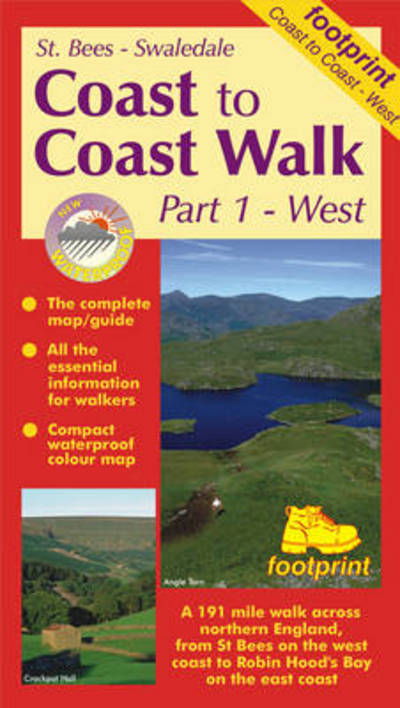 Cover for Footprint · Coast to Coast Walk (St.Bees to Swaledale) - Long distance walks maps (Map) [2 Revised edition] (2003)