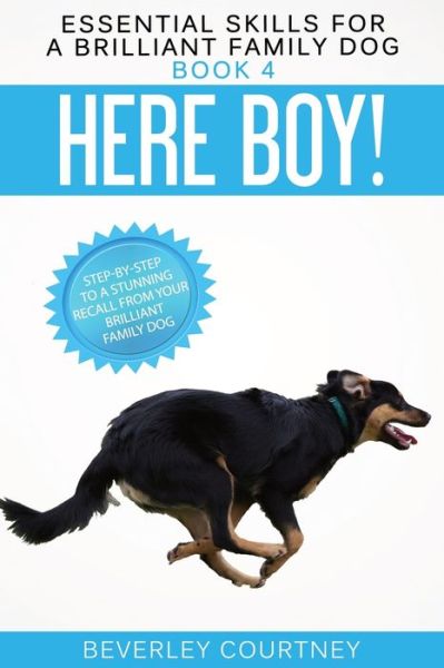 Here Boy!: Step-by-Step to a Stunning Recall from your Brilliant Family Dog - Essential Skills for a Brilliant Family Dog - Beverley Courtney - Livros - Beverley Courtney - 9781916437630 - 30 de julho de 2018