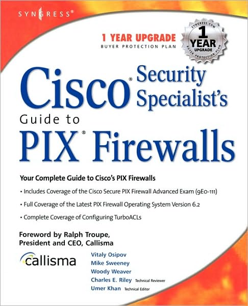 Cover for Syngress · Cisco Security Specialists Guide to PIX Firewall (Paperback Book) (2003)