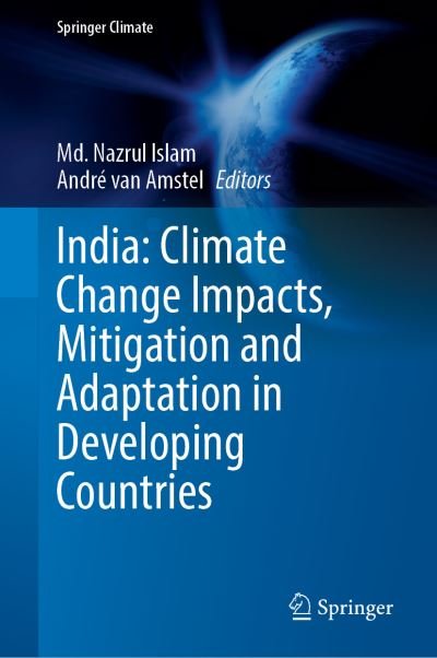 Cover for India · India Climate Change Impacts Mitigation and Adaptation in Developing Countries (Book) (2022)