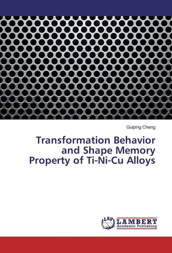 Cover for Cheng · Transformation Behavior and Shape (Book)