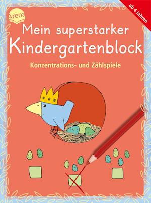 Mein superstarker Kindergartenblock. Konzentrations- und Zählspiele - Edith Thabet - Books - Arena - 9783401720630 - June 14, 2024