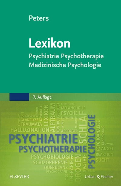 Cover for Uwe Henrik Peters · Lexikon Psychiatrie, Psychotherapie, Medizinische Psychologie (Hardcover Book) (2016)