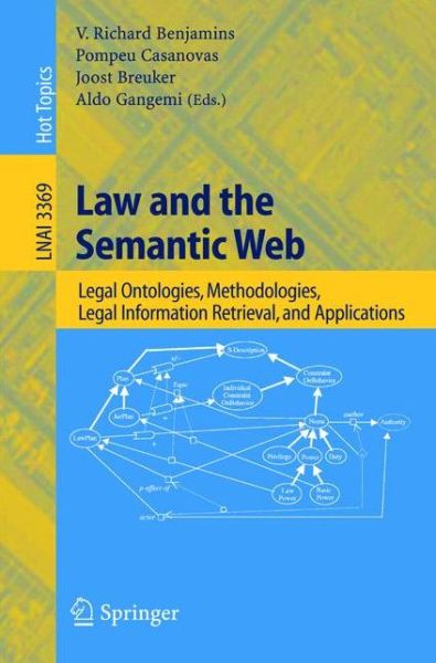 Cover for Bran Selic · Law and the Semantic Web: Legal Ontologies, Methodologies, Legal Information Retrieval, and Applications - Lecture Notes in Computer Science (Taschenbuch) [2005 edition] (2005)