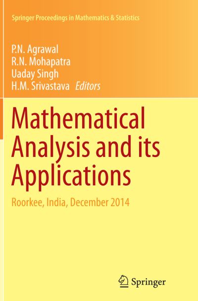 Cover for Mathematical Analysis and its Applications (Bok) [Softcover reprint of the original 1st ed. 2015 edition] (2016)