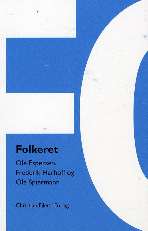 Cover for Mfl Espersen O · Folkeret (Heftet bok) [2. utgave] (2003)