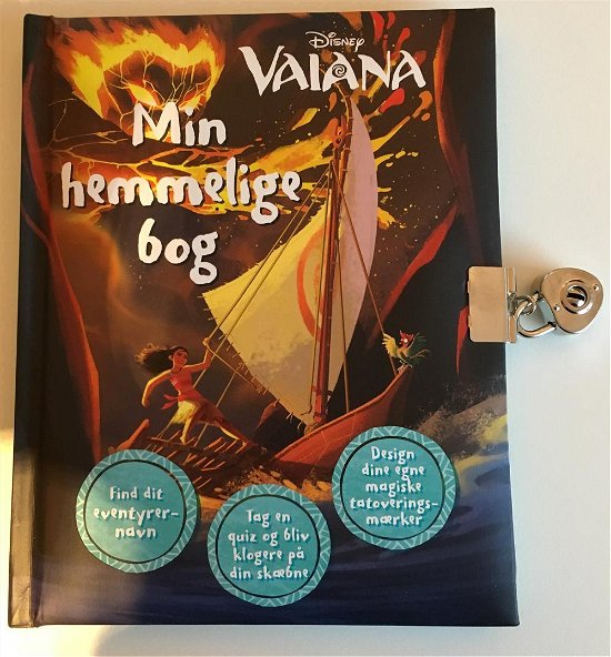 Disney: Disney Prinsesse Vaianas hemmelige bog - Disney - Livres - Karrusel Forlag - 9788793268630 - 2017