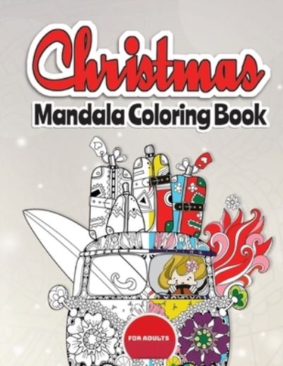 Cover for S M Design · Christmas Mandala Coloring Book for adults (Paperback Book) (2020)