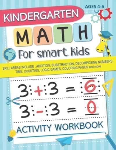 Cover for Math For Smart Kids Press · Kindergarten Math for Smart Kids (Paperback Book) (2020)