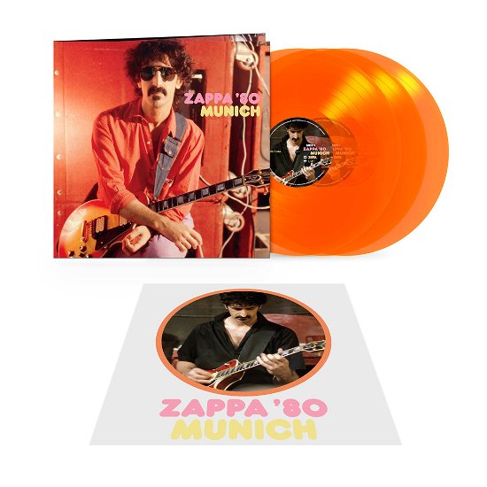 Cover for Frank Zappa · Mudd Club / Munich '80 (LP) [Ltd. Transparent Orange Vinyl edition] (2024)