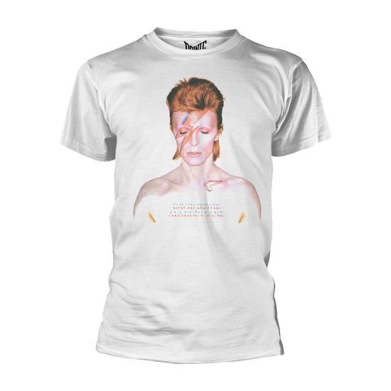 Cover for David Bowie · Aladdin Sane (T-shirt) [size XXL] [White edition] (2018)