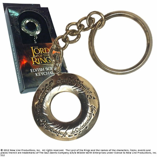 Cover for Lord of the Rings · Lord Of The Rings Elven Script Keychain (MERCH) (2022)