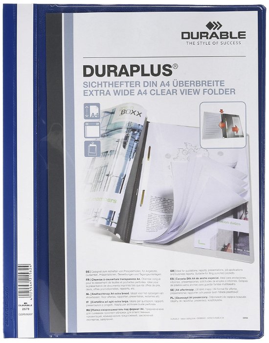 Cover for Durable · Präs.Hefter Duraplus D-Bl.25st (MERCH) (2017)