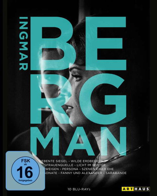 Cover for Ingmar Bergman - 100th Anniversary Edition (10 Blu-rays) (Blu-ray) (2018)