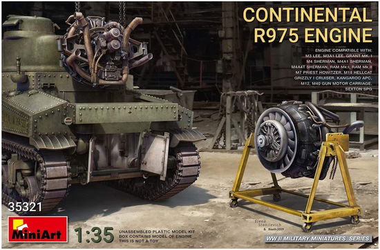 Cover for MiniArt · Continental R975 Engine (Toys)