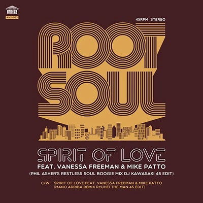 Cover for Root Soul · Spirit of Love (Phil Asher's Restless Soul Boogie Mix DJ Kawasaki 45 Edit) C/w S (LP) [Japan Import edition] (2021)