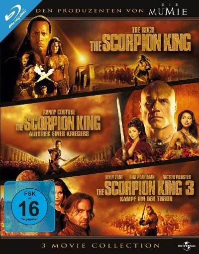 Cover for Dwayne Johnson,michael Clarke Duncan,steven... · The Scorpion King-3 Movie Collection (Blu-Ray) (2012)