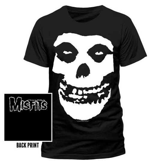 Misfits (The): Skull (T-Shirt Unisex Tg. M) - Misfits - Produtos - Cinderblock - 5054015008631 - 27 de março de 2015