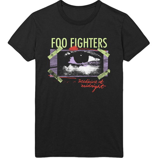 Foo Fighters Unisex T-Shirt: Medicine At Midnight Taped - Foo Fighters - Merchandise - PHD - 5056012049631 - 26. Februar 2021