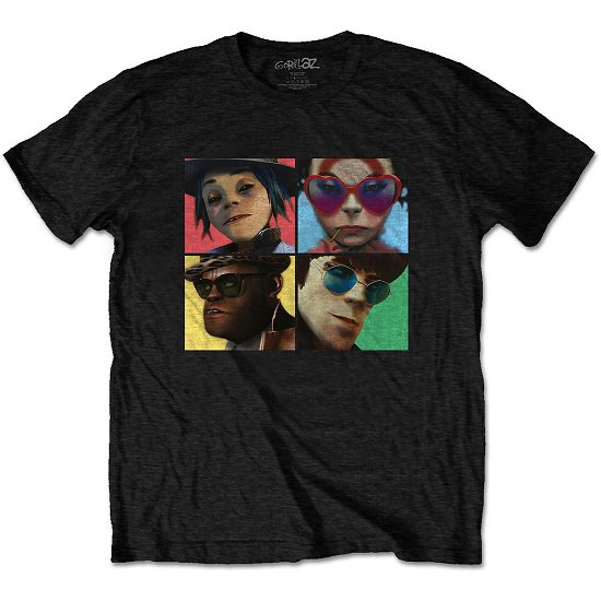 Cover for Gorillaz · Gorillaz Unisex T-Shirt: Humanz (T-shirt) [size M] [Black - Unisex edition]
