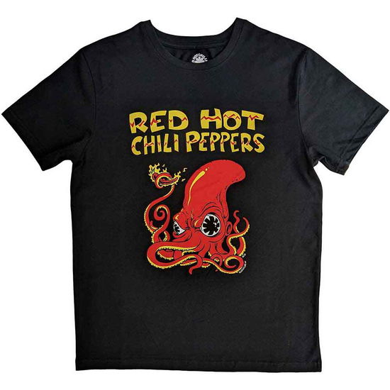 Red Hot Chili Peppers Unisex T-Shirt: Octopus - Red Hot Chili Peppers - Merchandise -  - 5056561091631 - June 27, 2023