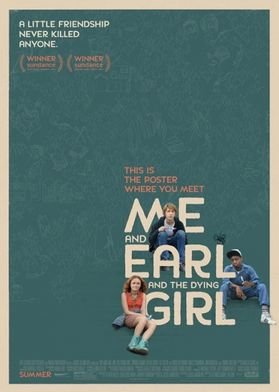 Me and Earl and the Dying Girl -  - Filmes -  - 7340112725631 - 28 de abril de 2016