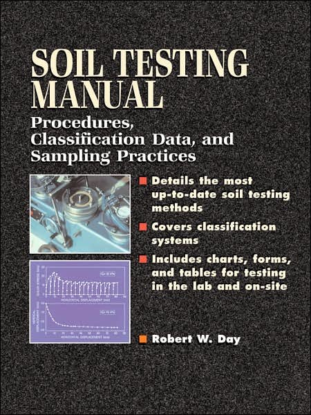 Cover for Robert W. Day · Soil Testing Manual: Procedures, Classification Data, and Sampling Practices (Paperback Book) (2000)