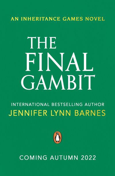 Cover for Jennifer Lynn Barnes · The Final Gambit - The Inheritance Games (Paperback Bog) (2022)