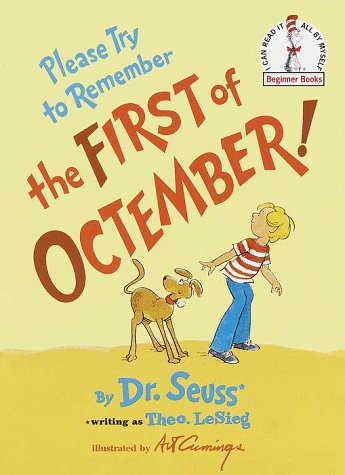 Cover for Dr. Seuss · Please Try to Remember the First of Octember! (Beginner Books) (Hardcover Book) [Reissue edition] (1977)