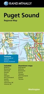 Rand McNally Folded Map: Puget Sound Regional Map - Rand McNally - Bøger - Rand McNally - 9780528025631 - 14. oktober 2022