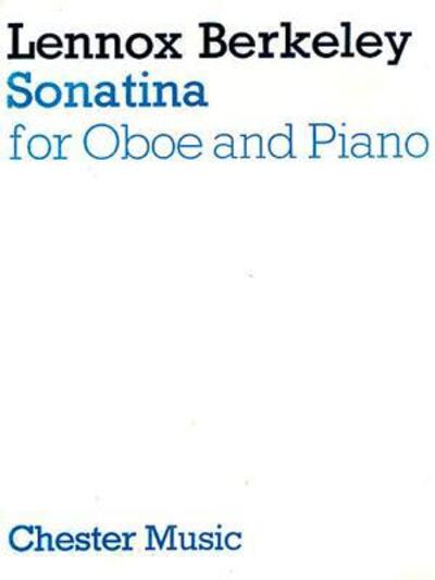 Cover for Lennox Berkeley · Lennox Berkeley Sonatina For Oboe And Piano (Paperback Book) (1992)