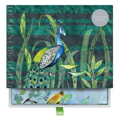 Designers Guild (Blues and Greens) Greeting Assortment Notecard Set - Galison - Books - Galison - 9780735360631 - August 6, 2019