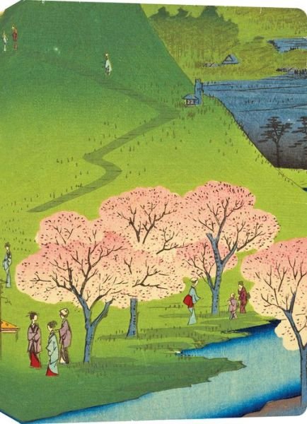 Hiroshige Cherry Blossoms Lined Hardcover Journal: Blank Notebook with Ribbon Bookmark - Journal - Tuttle Studio - Boeken - Tuttle Publishing - 9780804855631 - 29 november 2022