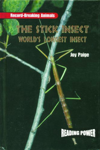 Cover for Joy Paige · The Stick Insect: World's Longest Insect (Animal Record Breakers) (Hardcover Book) (2001)