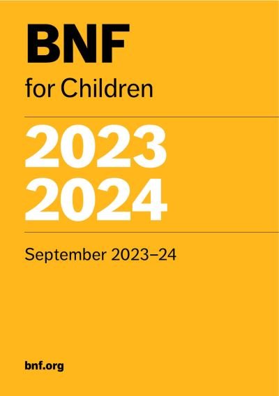 Cover for Paediatric Formulary Committee · BNF for Children (BNFC) 2023-2024 (Paperback Book) (2023)