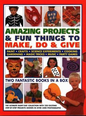 Cover for Sally Walton · Amazing Projects &amp; Fun Things to Make, Do, Play &amp; Give: Two fantastic books in a box: the ultimate rainy-day collection with 220 exciting step-by-step projects shown in over 2000 photographs (Paperback Book) (2018)